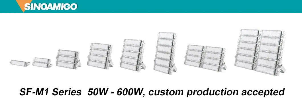 100W 150W 200W 250W 300W Outdoor LED Module Flood Light for Stadium Lighting