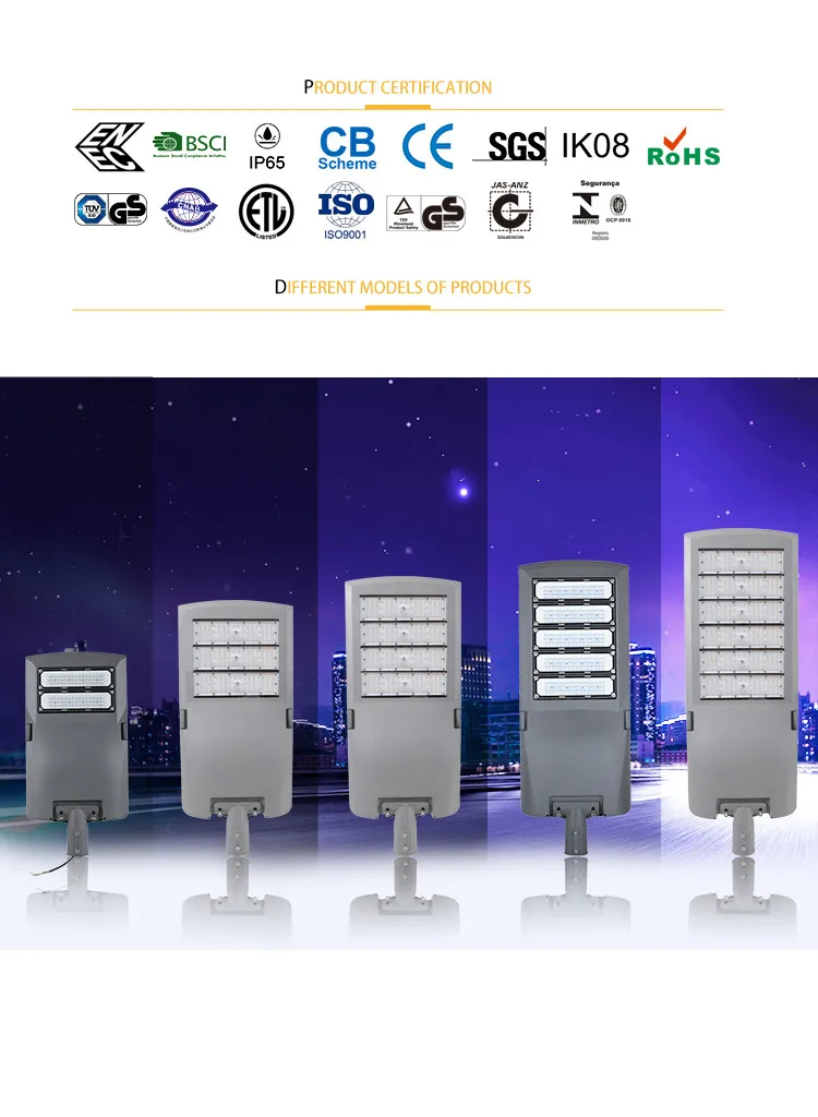 100watt LED Pedestrian Lighting Inventronics Driver 5 Years 120lpw IP65 Outdoor Street Light