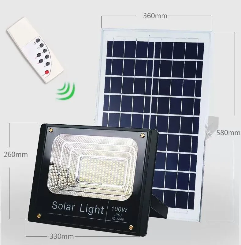 10W High Lumen LED Solar Spot Light with Remote Control