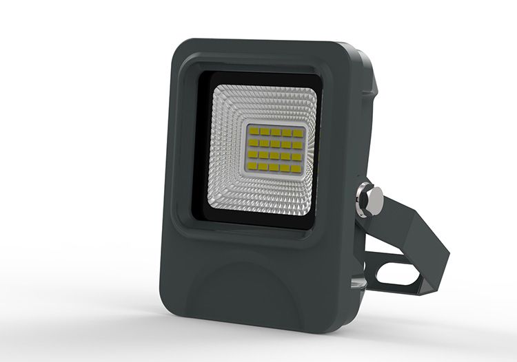 10watt Die Casted Aluminum Outdoor Integrated Security Light Small LED Floodlight with Dusk to Dawn Control GS SAA FCC Aprroved