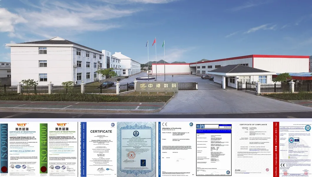 110W Dimmable LED Street Light with Motion Sensor Waterproof IP66