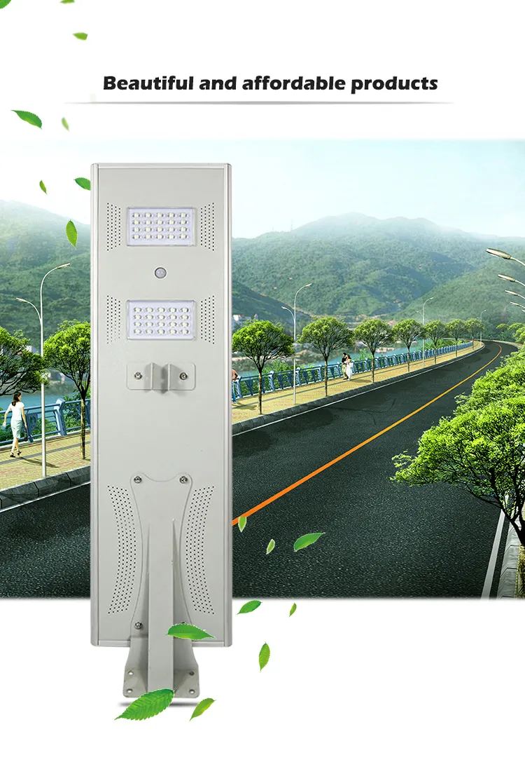 120W LED Solar Street Light IP68 for Village Government Project