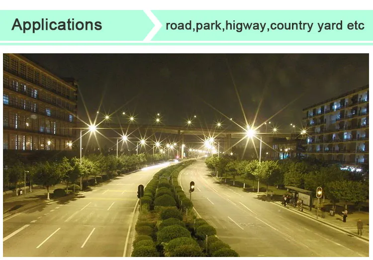 150lm/W 4kv 10kv Overvoltage 60 Watt LED Street Light