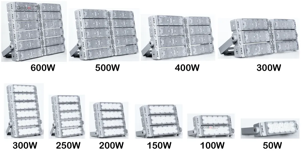 150lm/W 50W 150W 100W 400W 300W 200W LED Flood Lighting