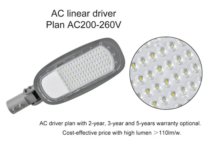 155lm/W 20W 40W 60W 80W 100W 120W 150W 180W 200W 240W LED Shoebox Street Light