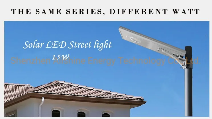 15W IP65 Street Outdoor Lamp Solar LED Light