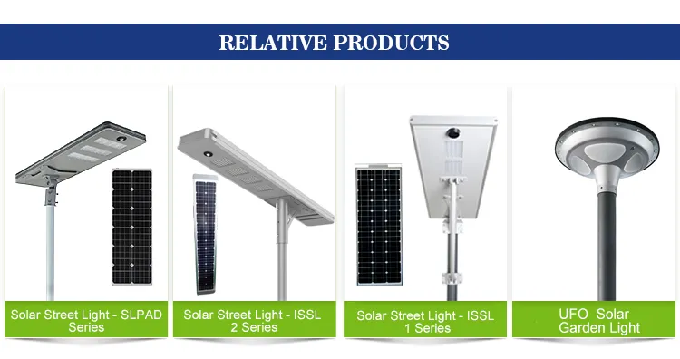 20-200watts Integrated All in One Solar LED Street Light LED Products