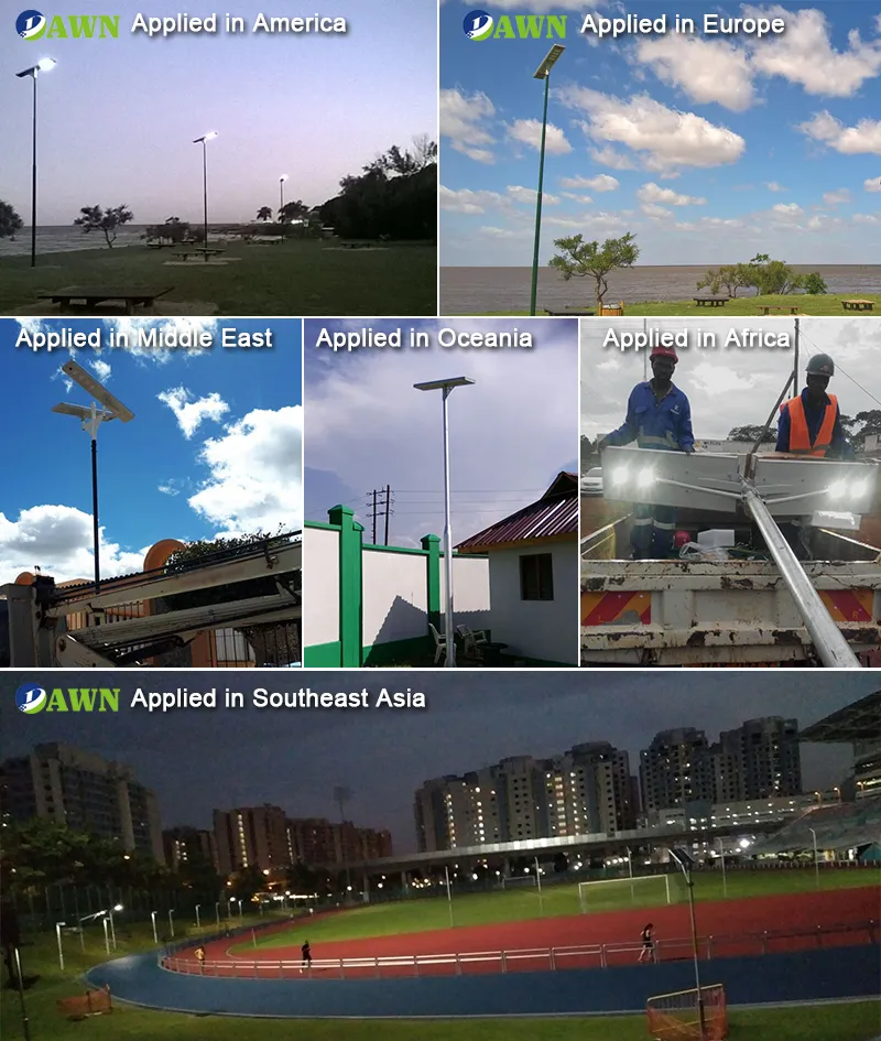 20-200watts Integrated All in One Solar LED Street Light LED Products