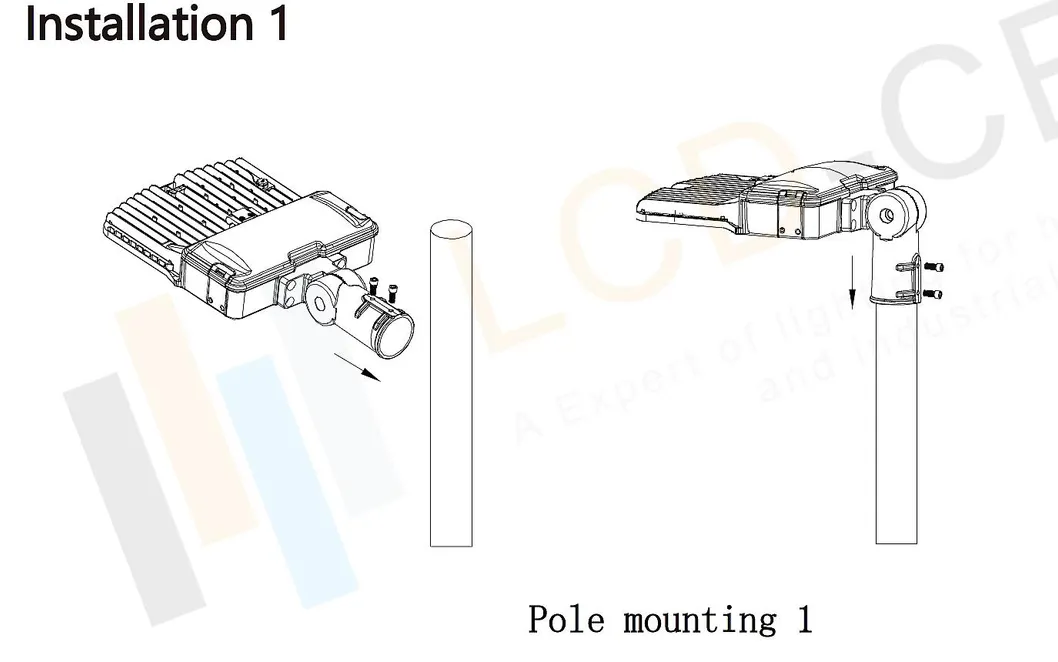 200 Watt LED Street Lights Parking Lot Lights - 28, 000 Lumen - 5000K Streetlights - Slip Fit Mount - Photocell Optional Street Light