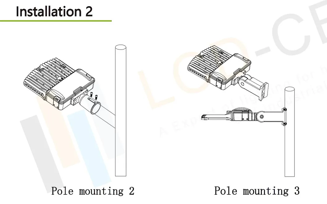 200 Watt LED Street Lights Parking Lot Lights - 28, 000 Lumen - 5000K Streetlights - Slip Fit Mount - Photocell Optional Street Light