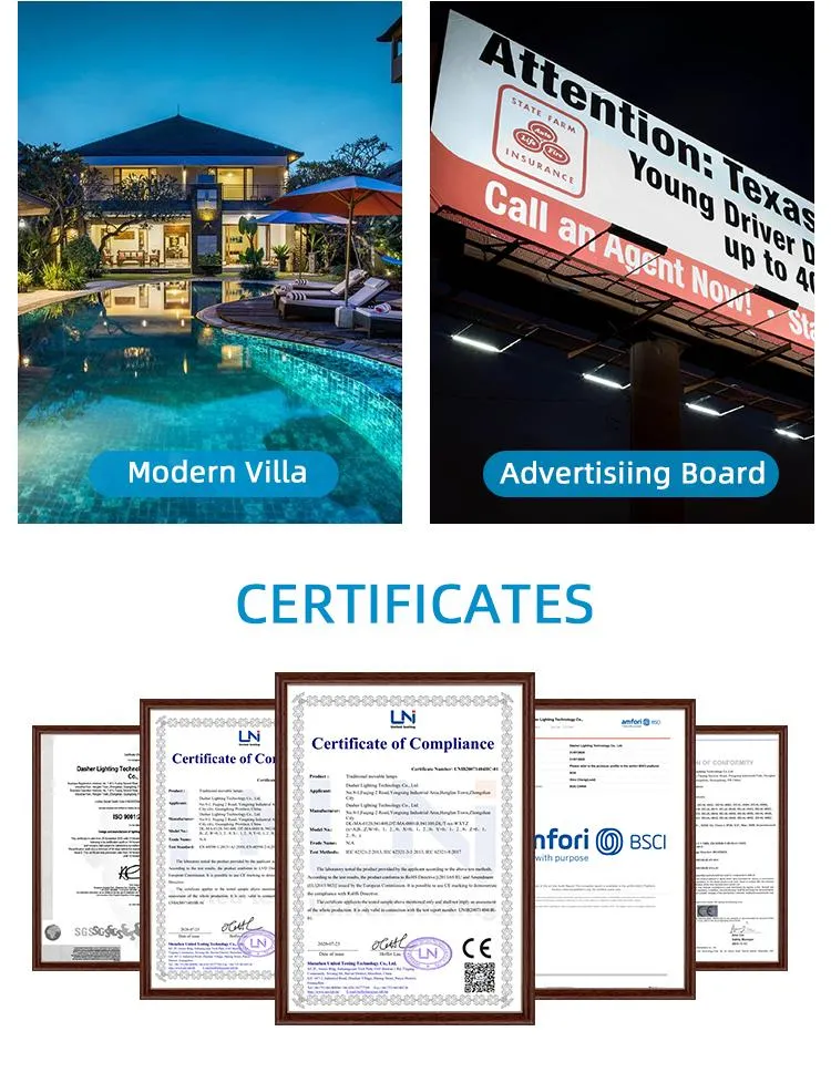 2021 Newest Design LED Flood Light Solar Lights IP66 Waterproof 300W Lawn Camping