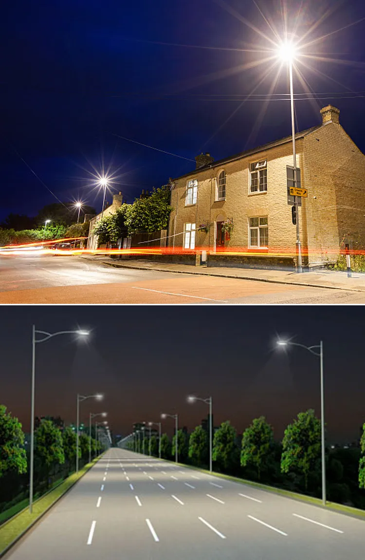 2700-6500K Die-Cast Aluminum LED 75W 100W Streetlight