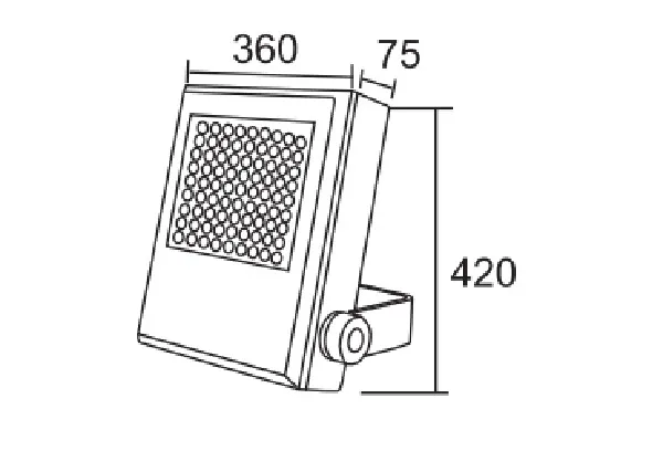 36X3w AC100~240V LED Flood Light