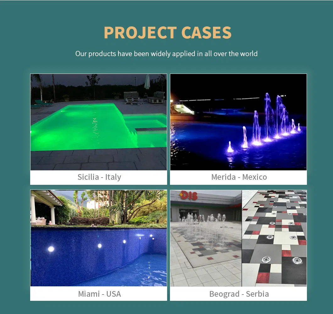 5W 24V IP68 Structural Waterproof LED Garden Landscape Spot Lighting