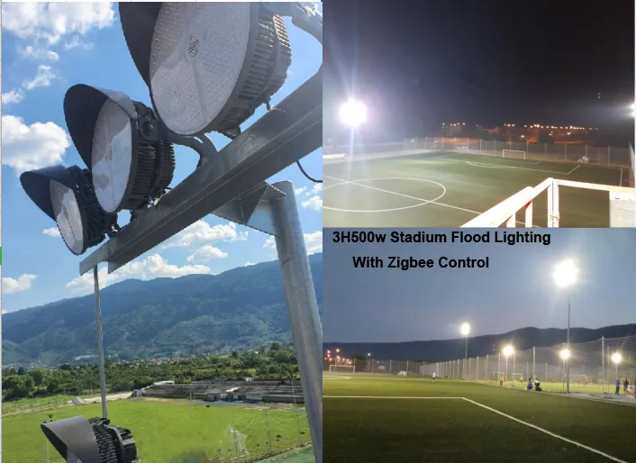 600W High Power LED Floodlights for Sports Fields & Area Lighting