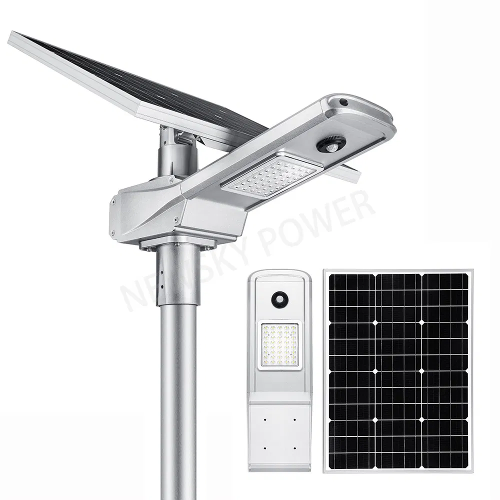 6500K 30W 40W Outside Waterproof Walkway Parking Lot LED Solar Street Lamp