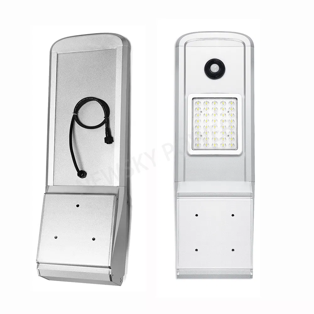 6500K 30W 40W Outside Waterproof Walkway Parking Lot LED Solar Street Lamp