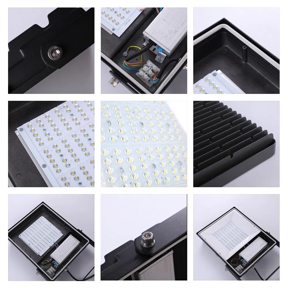 Aluminum Die-Casting Housing LED Flood Light LED Street Lamp for Ball Park Lighting