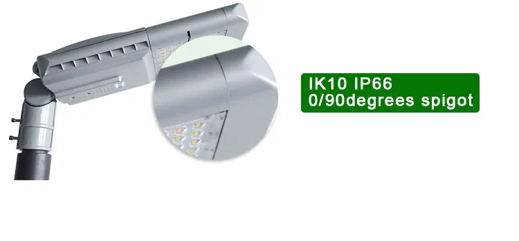 Battery Powered 60W 150lm/W AC90-305V LED Street Light