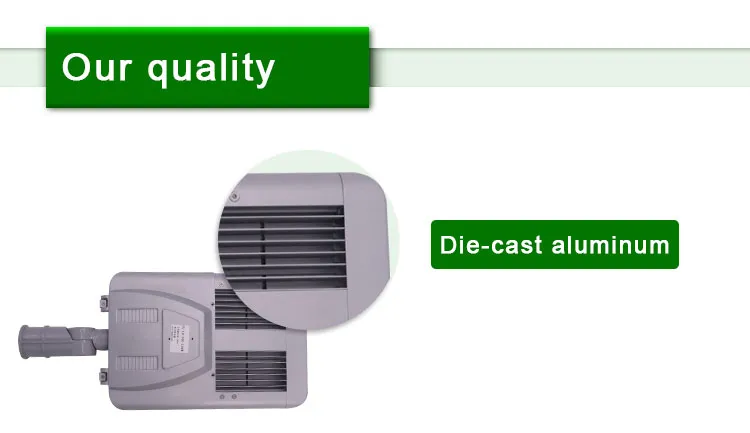 Battery Powered 60W 150lm/W AC90-305V LED Street Light