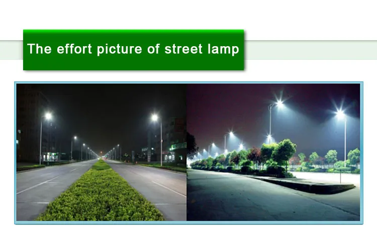 Battery Powered 60W 150lm/W AC90-305V LED Street Light