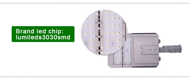 Battery Powered 60W 150lm/W AC90-305V LED Street Light