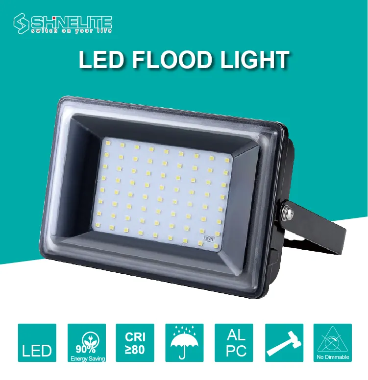 Ce RoHS IP65 Linear 30W/50W/100W Outdoor LED Flood Light