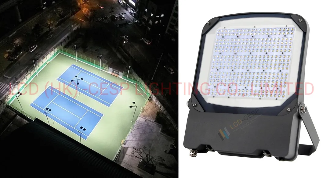 China IP66 LED Floodlight 100W 150W 200W with Different Beam Angle 15, 20, 30, 60, 90, 120 Degree and Meanwell Driver Philipsdriver TUV Brand Driver 85-265VAC