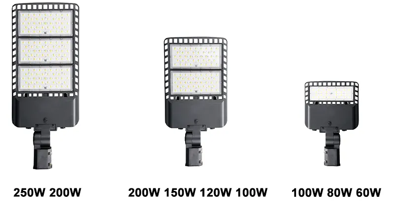 Chz Hot Sales 60W to 250W White Color Module LED Street Light with Bracket