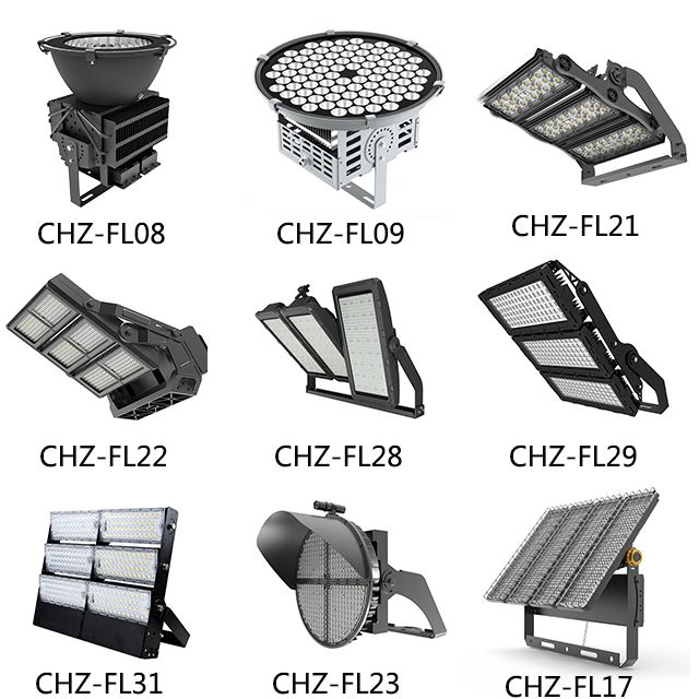 Chz Supplier China 750W LED Module Flood Light with CE RoHS ISO Ies File