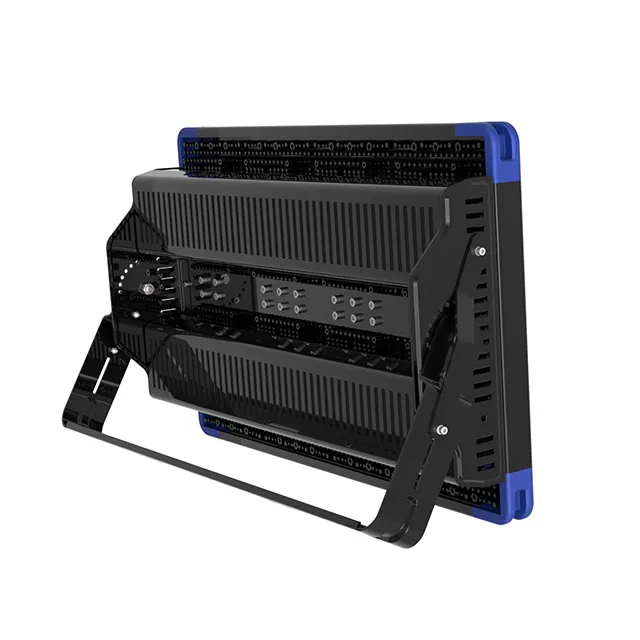 Customizable 1440W 201600lumens IP66 Waterproof Outdoor LED Floodlight for Large Area Sports Field Car Racing Tracks Golf Skate Park Logistic Center Plant