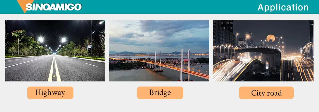 Dialux Support Customized LED Street Light with Bridgelux/CREE LED Chips Meanwell Driver