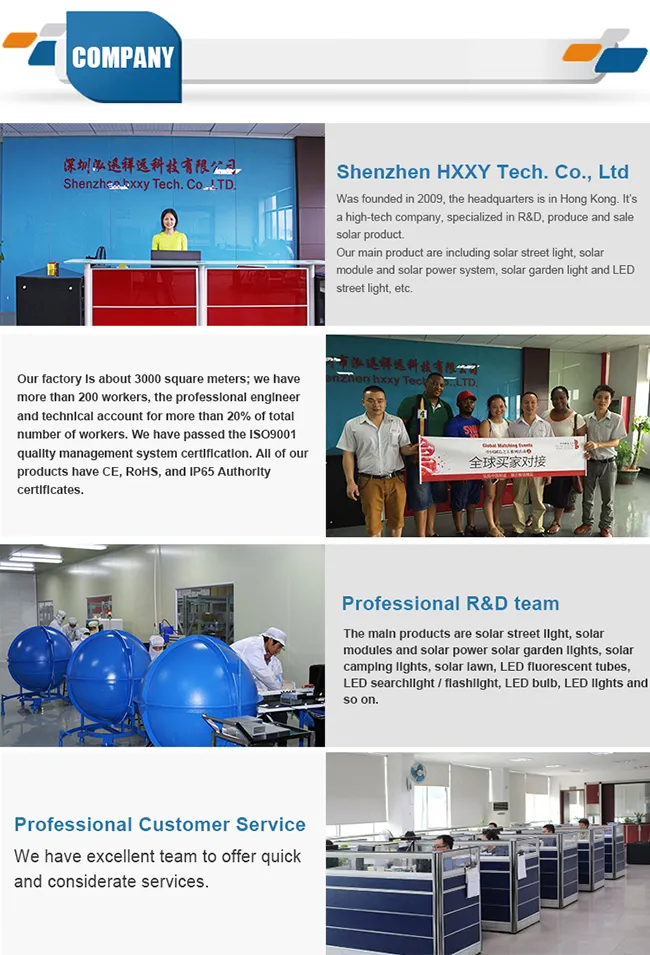 Factory Outdoor IP65 Waterproof Motion Sensor Solar Street Light