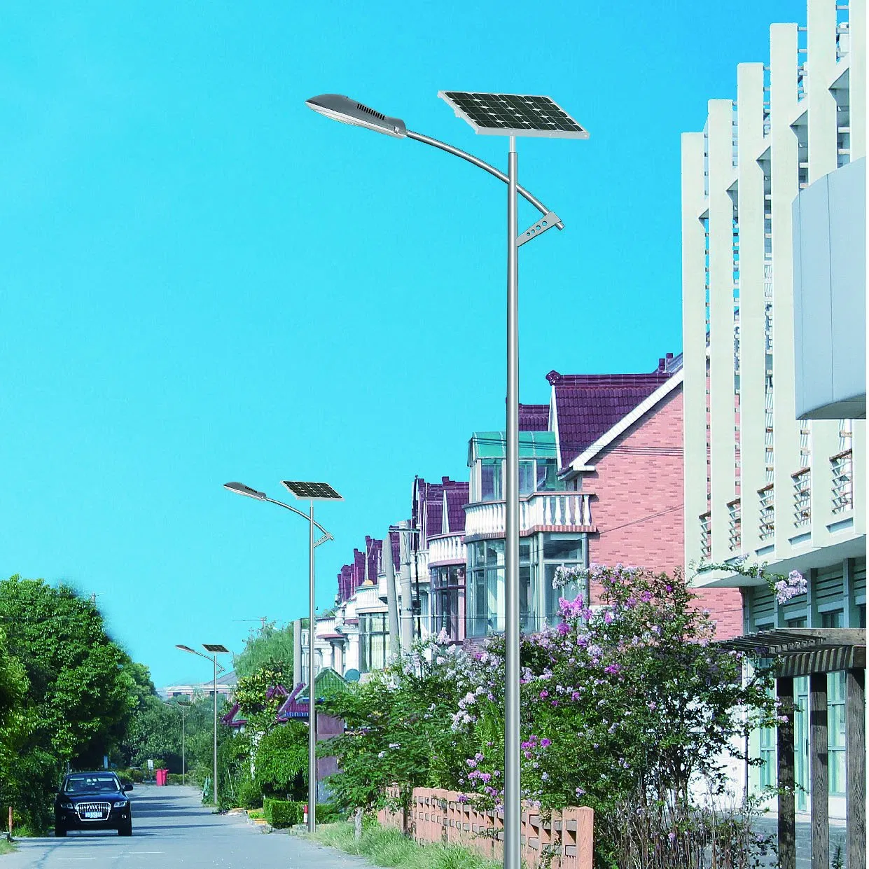 Factory Price Photovoltaic Cell IP65/IP68 IEC61215 100W Solar LED Cobra Head Street Light