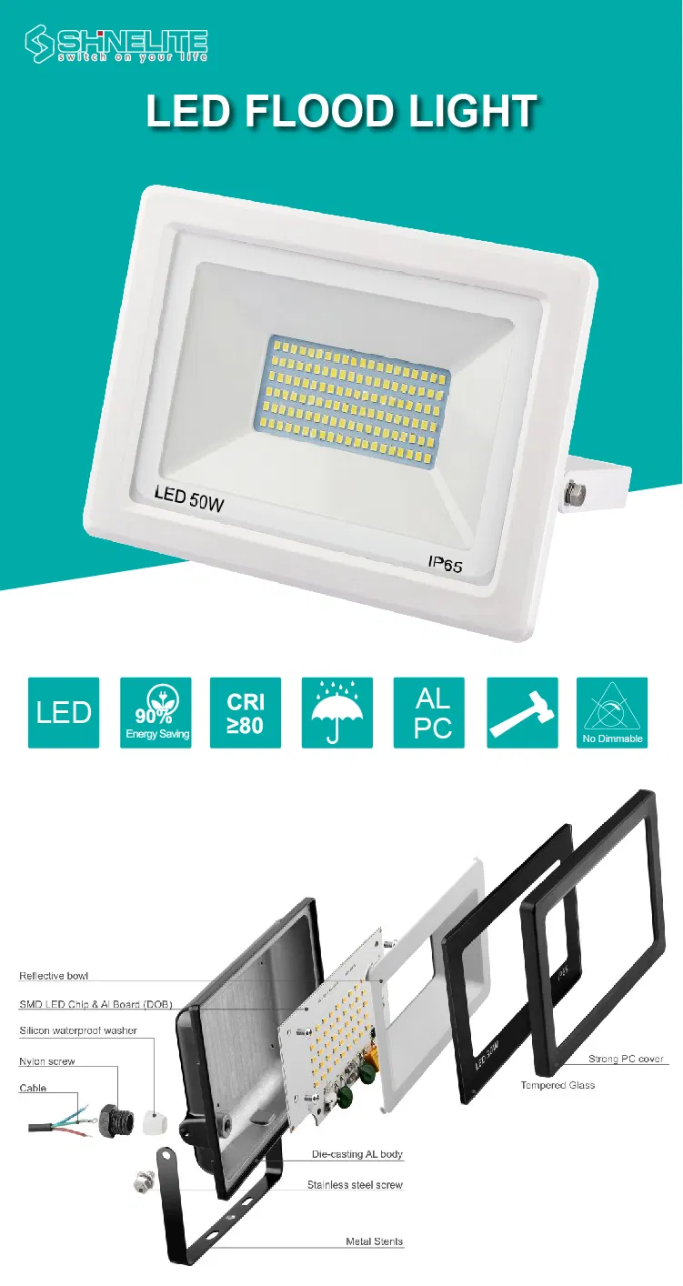 Factory Supply SMD 10W/20W/30W/50W/150W/200W Dob LED Work Flood Light