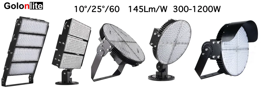 Foco High Mast Football Basketball Sport Court Projector Fixture 1500W 1200W 300W 400W 600W 1000W 500W Outdoor LED Spotlight Reflector Stadium LED Flood Light