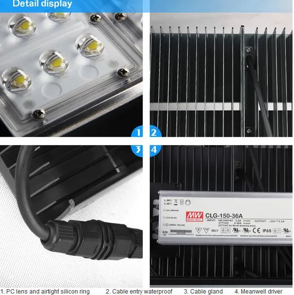 Good Quality IP65 Waterproof 150W 200W LED Floodlight 50000 Hours LED Outdoor Modular Flood Light