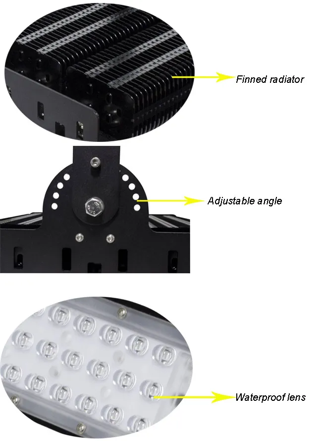 Good Quality IP65 Waterproof 150W 200W LED Floodlight 50000 Hours LED Outdoor Modular Flood Light