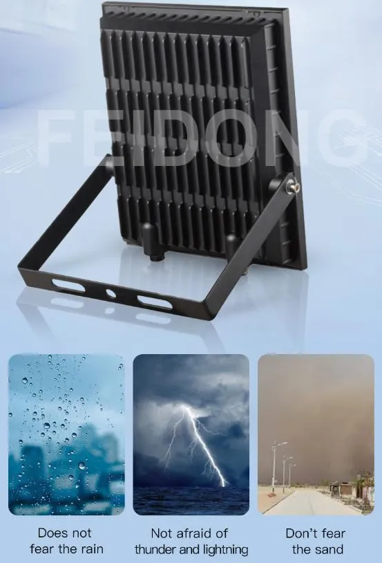 High Lumen Bright IP66 Waterproof Outdoor Surge 3.5kv RGB with Remote High Brightness LED Flood Light