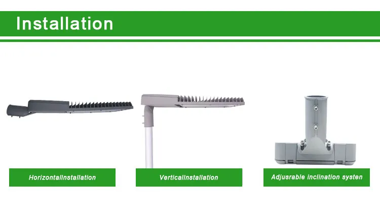 High Lumen High Working Efficiency IP66 Waterproof 150W LED Street Light