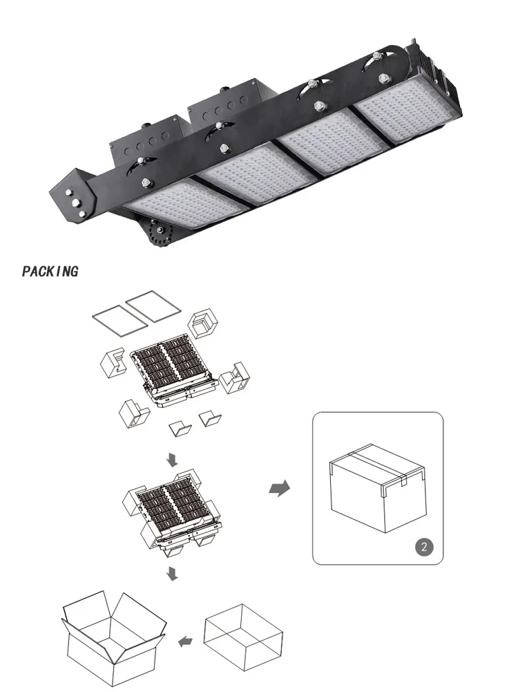 High Lumen Latest Landscape Projector Lamp IP65 Waterproof 25W 40W 60W 100W 200W 300W LED Solar Flood Light