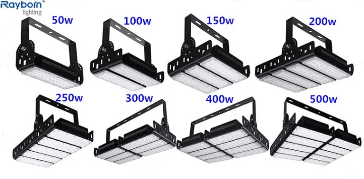 High Power Floodlight LED 100W/150W/200W/300W/400W 500W 800W IP66 LED Outdoor Projector Lamp with Tennis Court Stadium Parking Sports