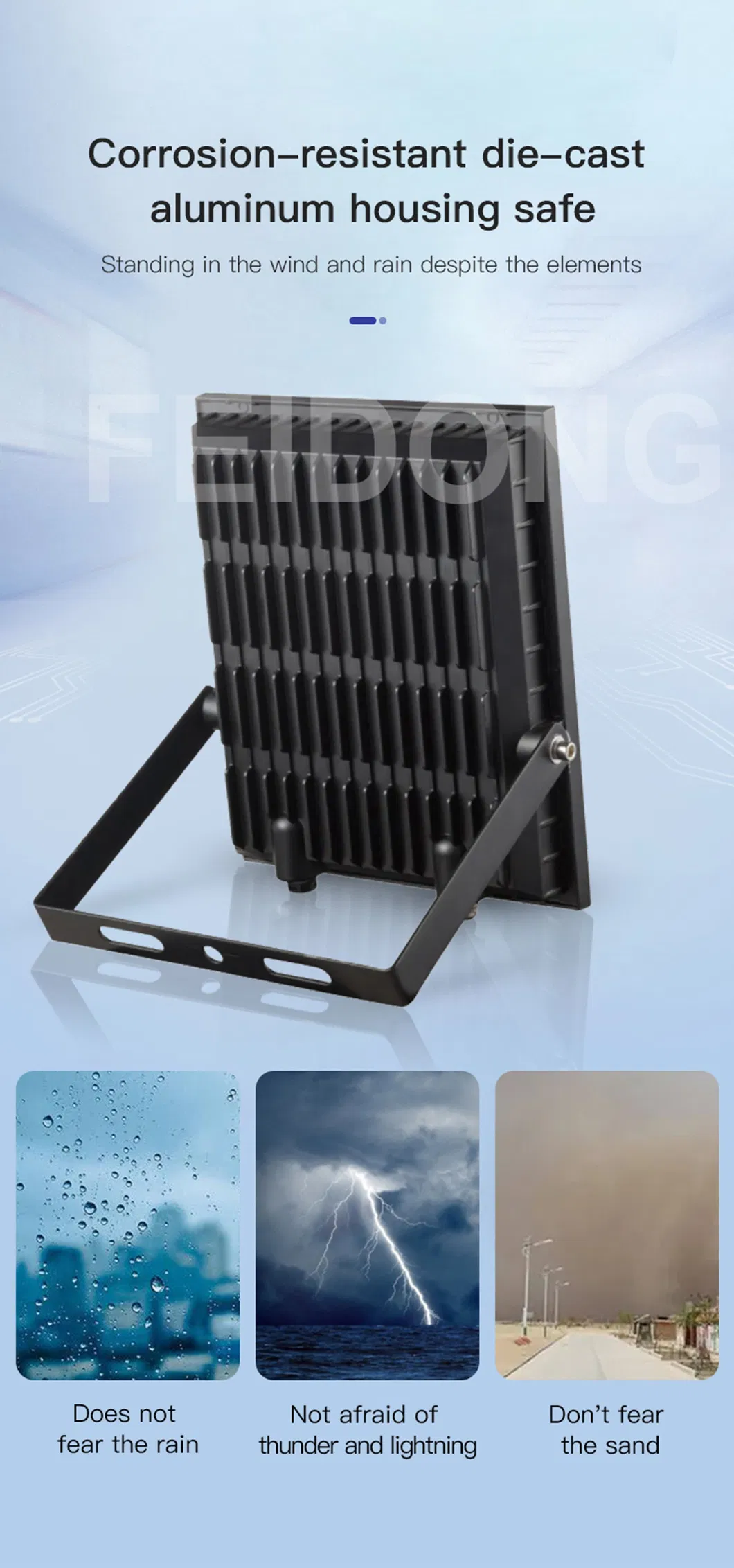 Hot Selling Cheap Price Aluminum Case Custom Outdoor Energy Saving LED Flood Light