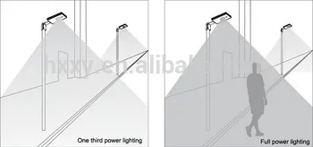 IP65 6500K 12W Integrated LED Solar Street Light