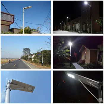 IP65 6500K 12W Integrated LED Solar Street Light