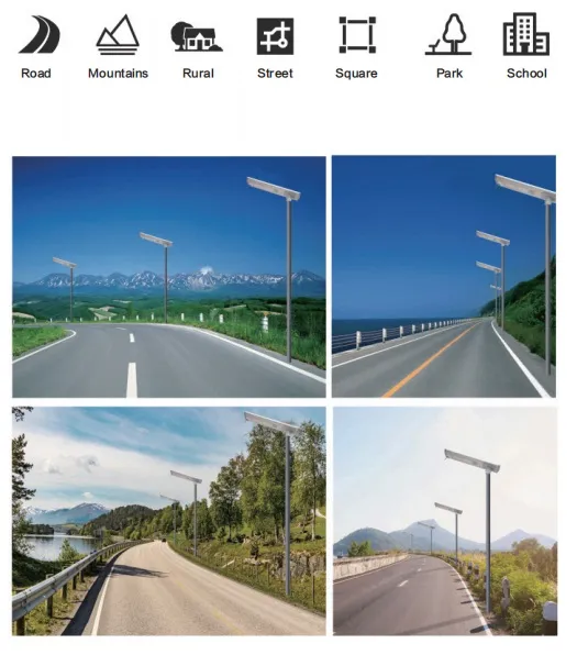 Kingsun 50W Integrated Solar Street Light with Camera
