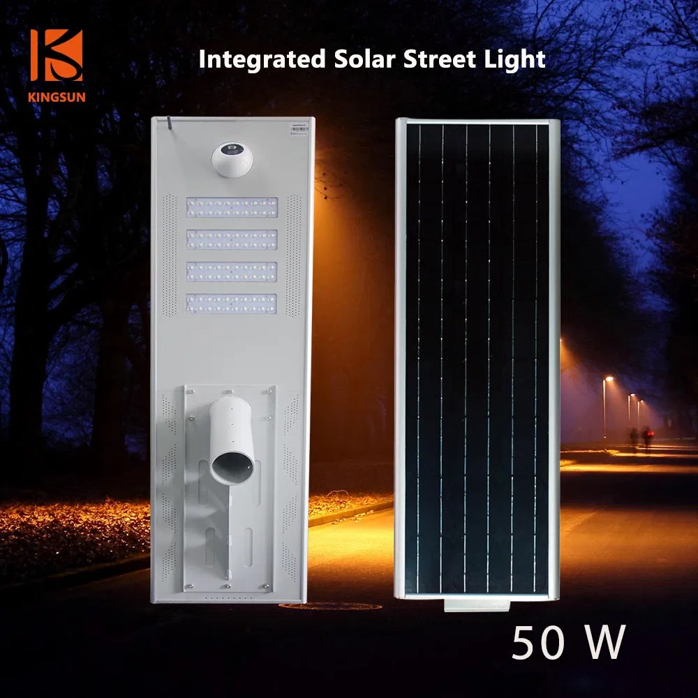 Kingsun 50W Integrated Solar Street Light with Camera