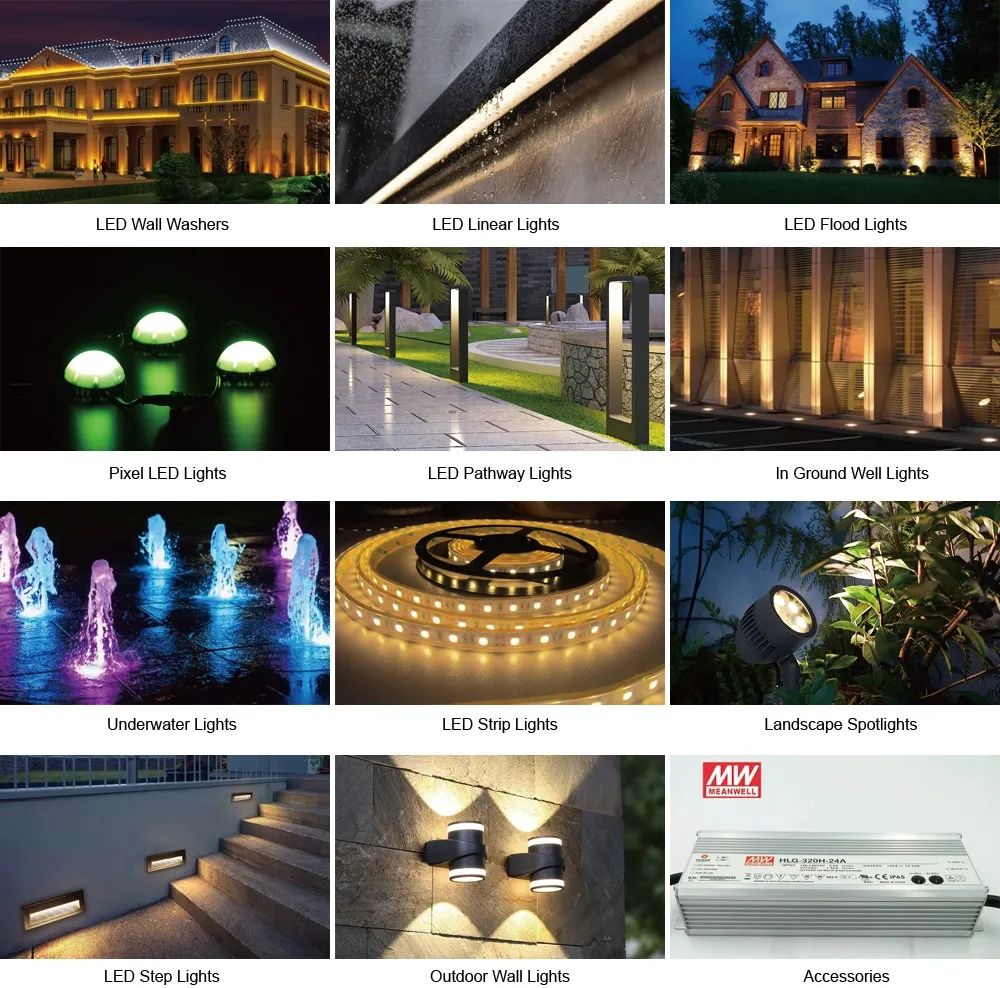 Landscape Duracell Waterproof Pathway 12 Volt Bollard Lights