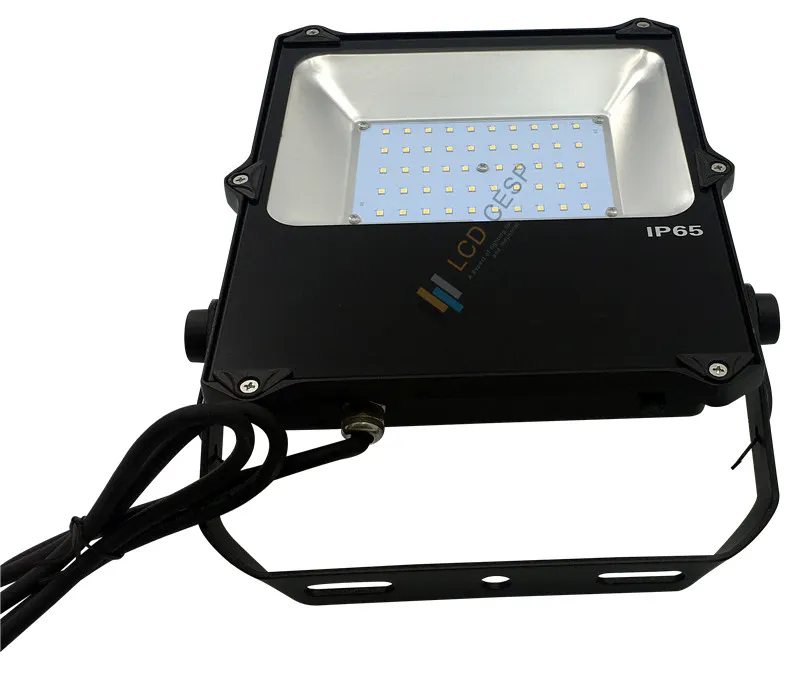 LCD 50W LED Flood Light Outdoor Knuckle & Bracket Mount-5000K Daylight 7250lm 12V Super Bright LED Outdoor