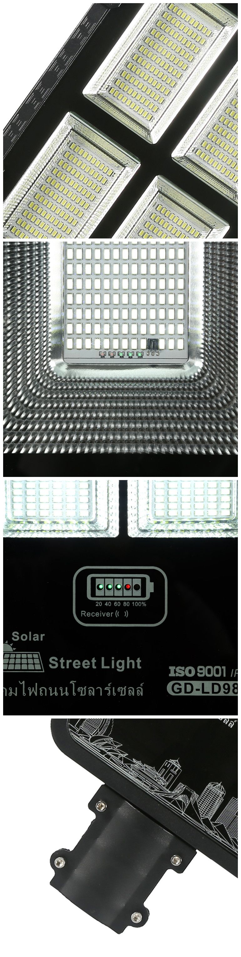 Leading Manufacturer of Solar Street Light 80 100 150 200 300 400W High Power LED Lamps Outdoor Light Kits